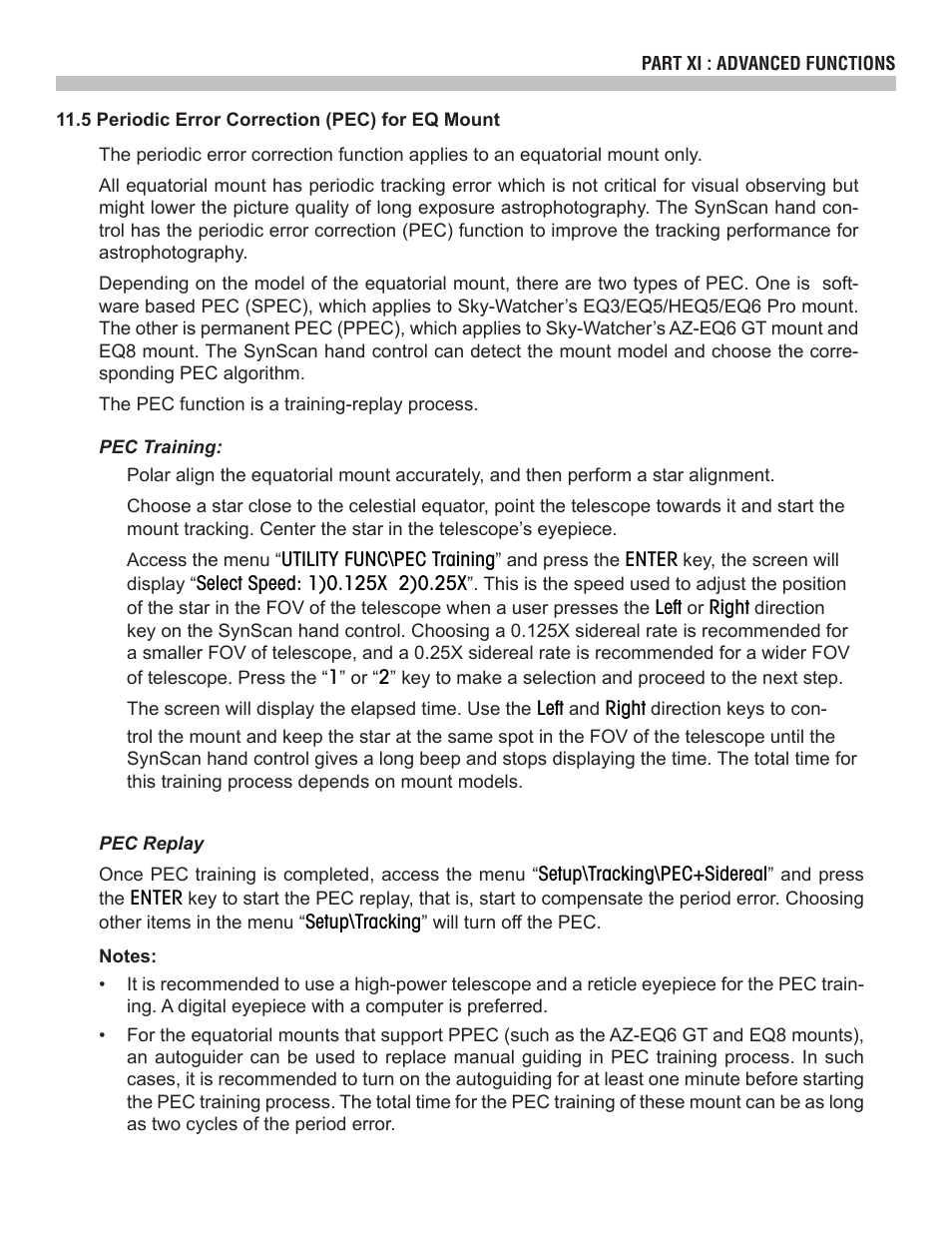 Sky-Watcher SynScan V3 Hand Controller User Manual | Page 39 / 46