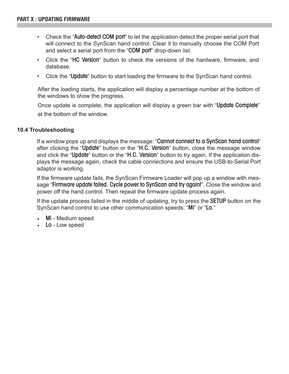 Sky-Watcher SynScan V4 Hand Controller User Manual | Page 33 / 46