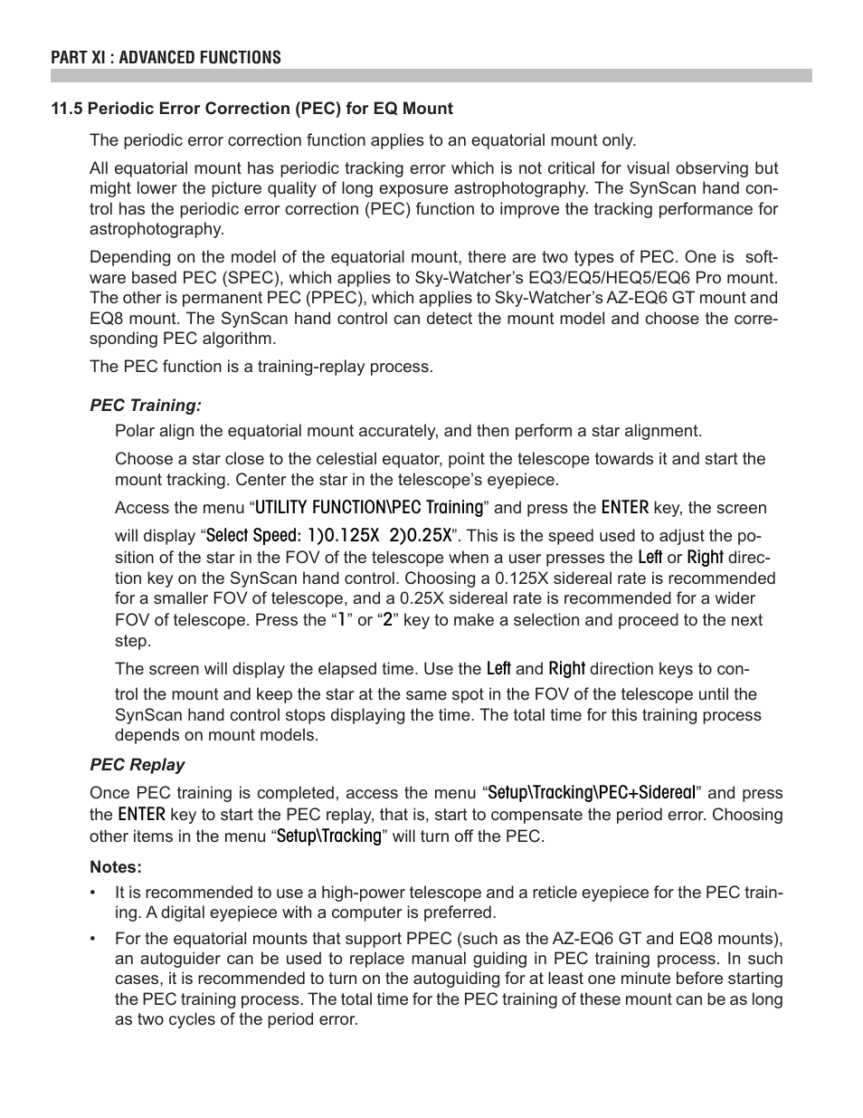 Sky-Watcher SynScan V4 Hand Controller User Manual | Page 39 / 46
