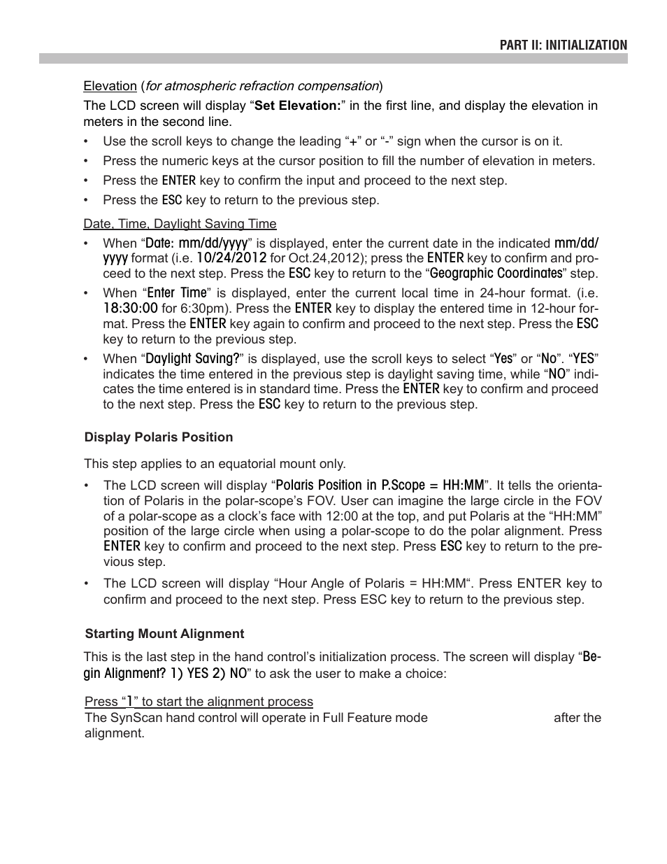 Sky-Watcher SynScan V4 Hand Controller User Manual | Page 9 / 46