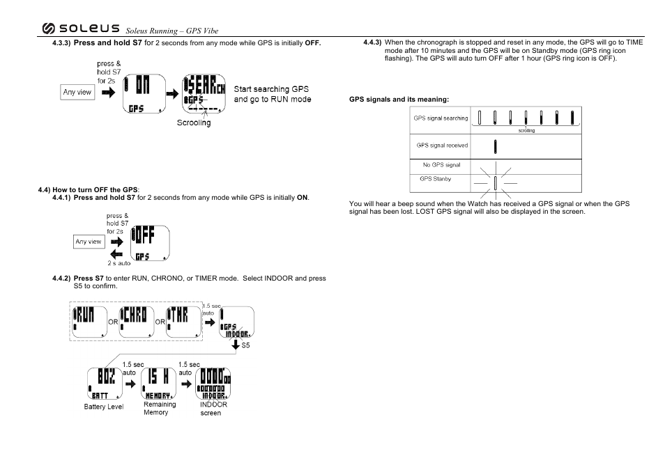 Soleus GPS Vibe (SG102) - Manual User Manual | Page 6 / 14