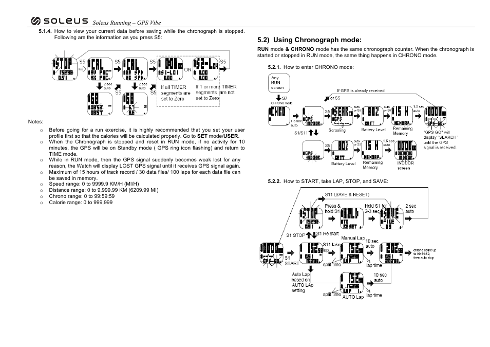 Soleus GPS Vibe (SG102) - Manual User Manual | Page 8 / 14