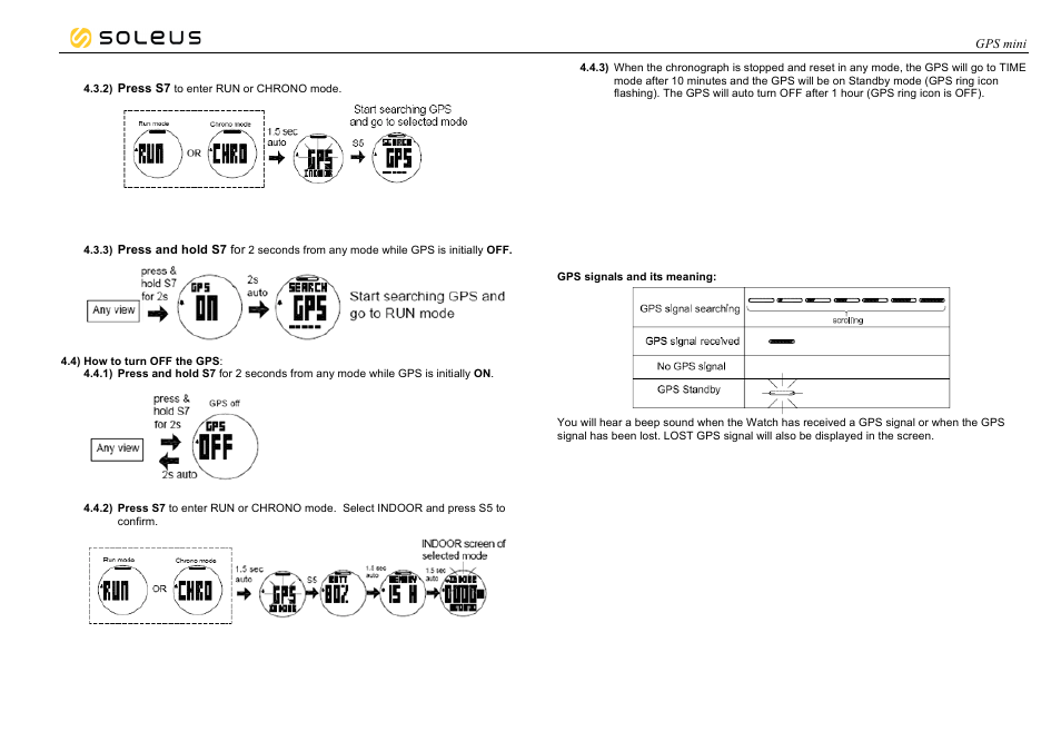 Soleus GPS mini (SG006) - Manual User Manual | Page 5 / 12
