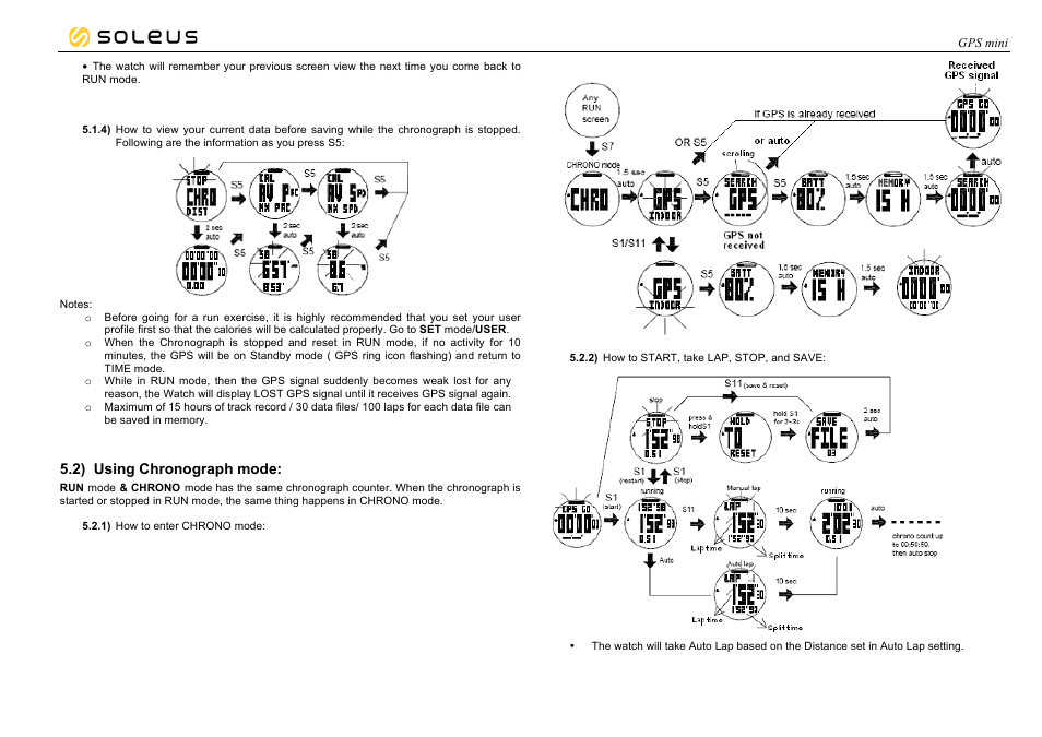 Soleus GPS mini (SG006) - Manual User Manual | Page 7 / 12