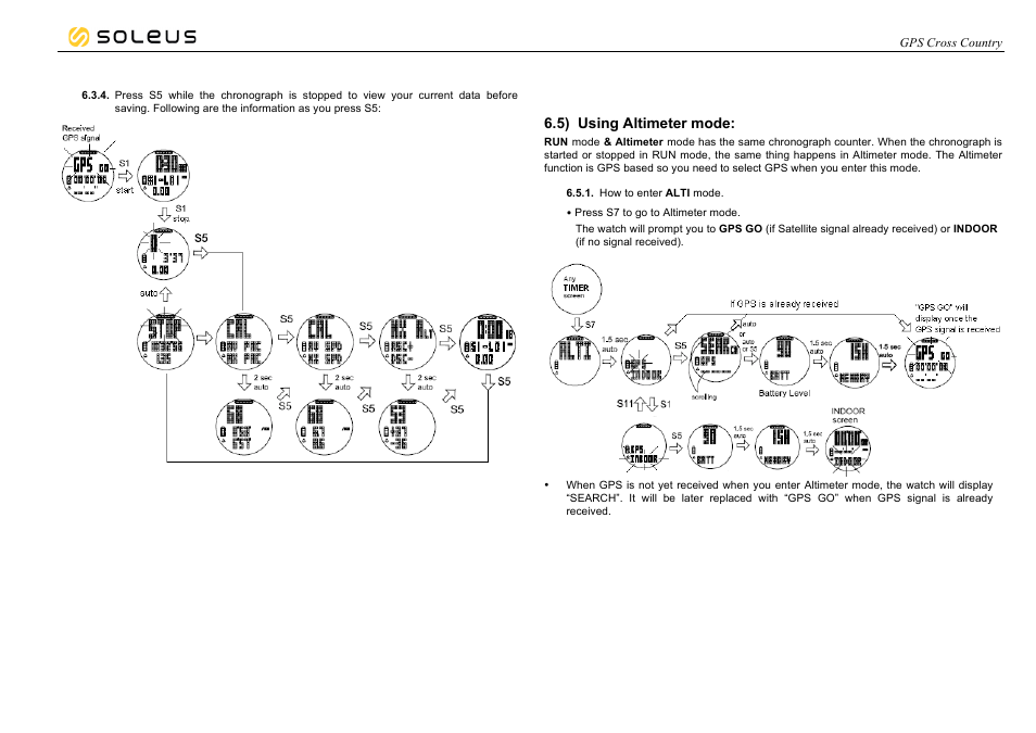 Soleus GPS Cross Country (SG005) - Manual User Manual | Page 12 / 19