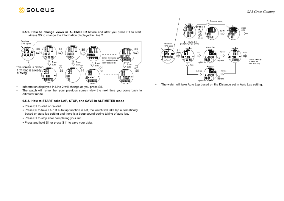 Soleus GPS Cross Country (SG005) - Manual User Manual | Page 13 / 19