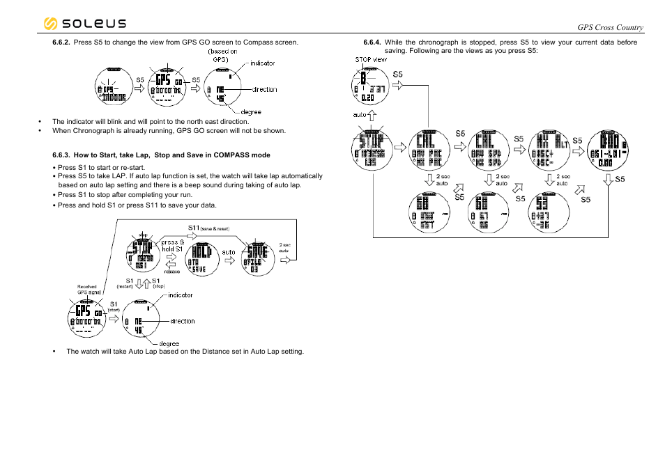 Soleus GPS Cross Country (SG005) - Manual User Manual | Page 15 / 19