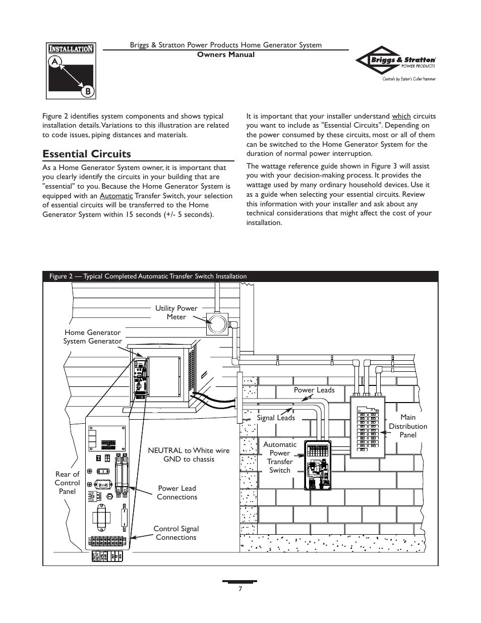 Essential circuits | Briggs & Stratton 1679-0 User Manual | Page 7 / 72