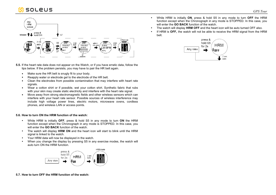 Soleus GPS Tour (SG004) - Manual User Manual | Page 10 / 26