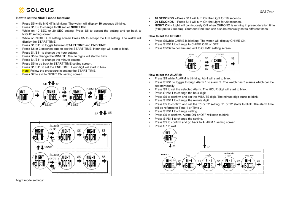 Soleus GPS Tour (SG004) - Manual User Manual | Page 5 / 26