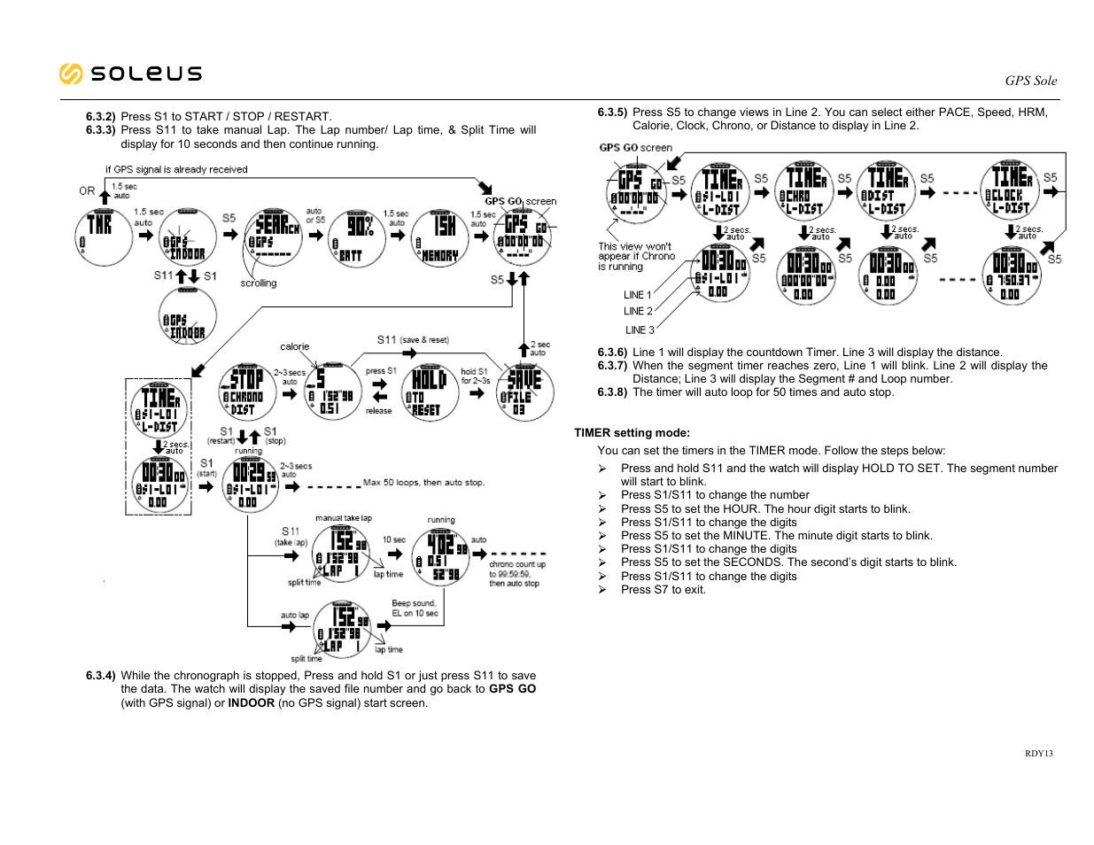 Soleus GPS Sole (SG007) - Manual User Manual | Page 7 / 15