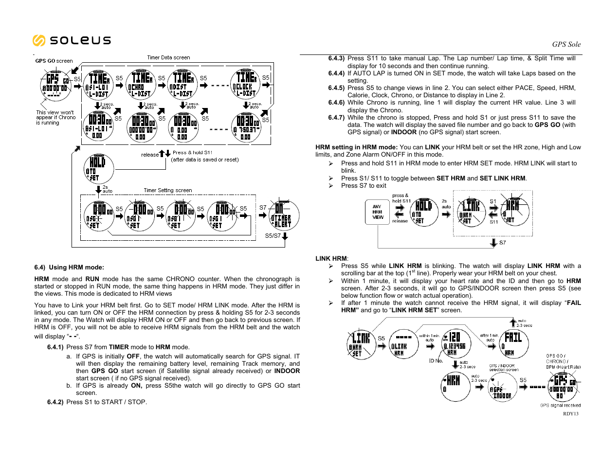 Soleus GPS Sole (SG007) - Manual User Manual | Page 8 / 15