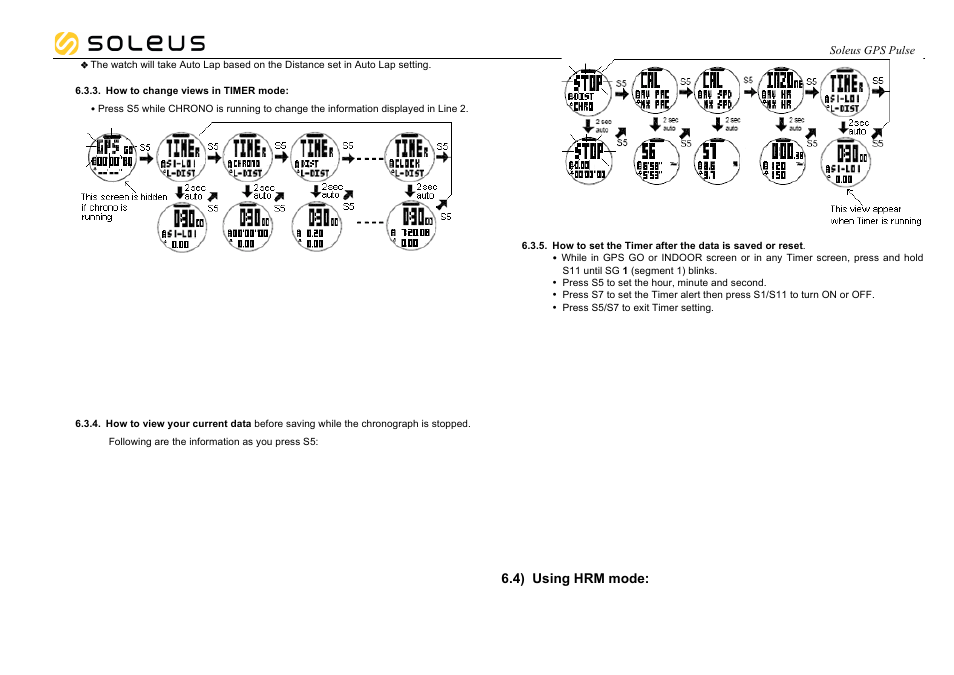 Soleus GPS Pulse (SG008) - Manual User Manual | Page 13 / 18