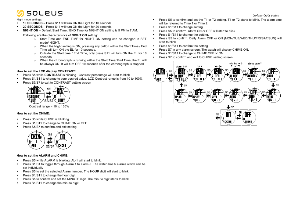 Soleus GPS Pulse (SG008) - Manual User Manual | Page 5 / 18