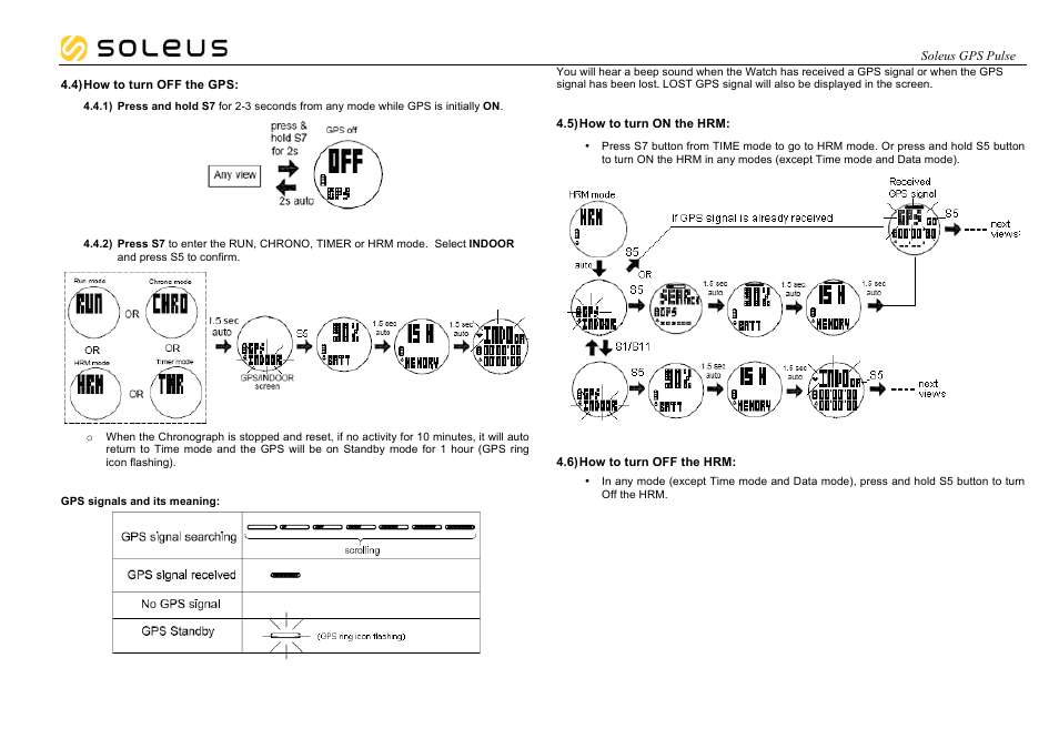 Soleus GPS Pulse (SG008) - Manual User Manual | Page 8 / 18