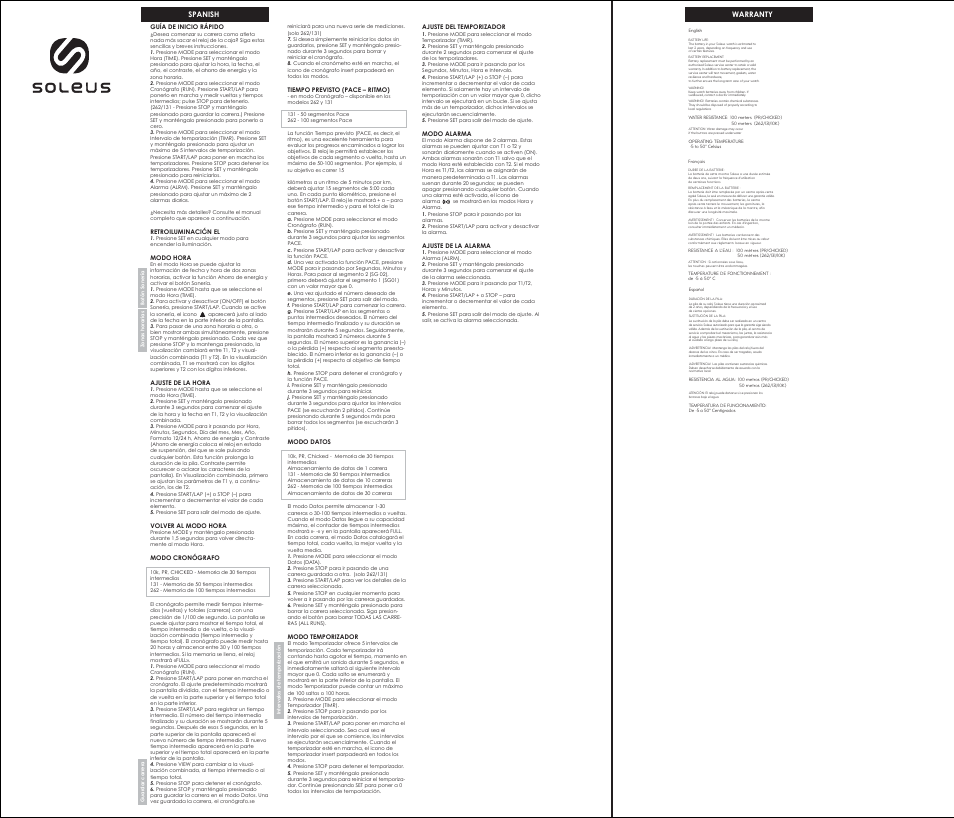 131-10k-pr-chicked-back | Soleus 262 (SR002) User Manual | Page 2 / 2