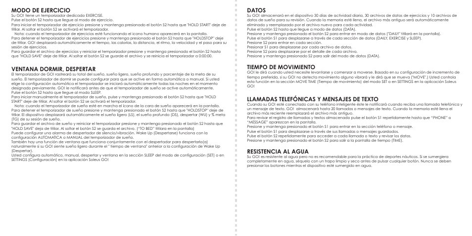 Soleus GO! Fitness Band (SF002) - Quick Start Guide User Manual | Page 7 / 20