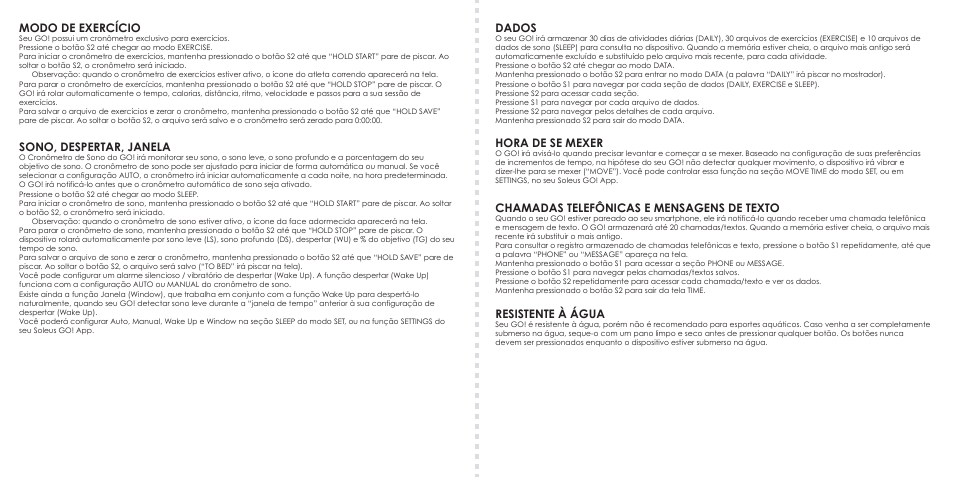 Soleus GO! Fitness Band (SF002) - Quick Start Guide User Manual | Page 9 / 20