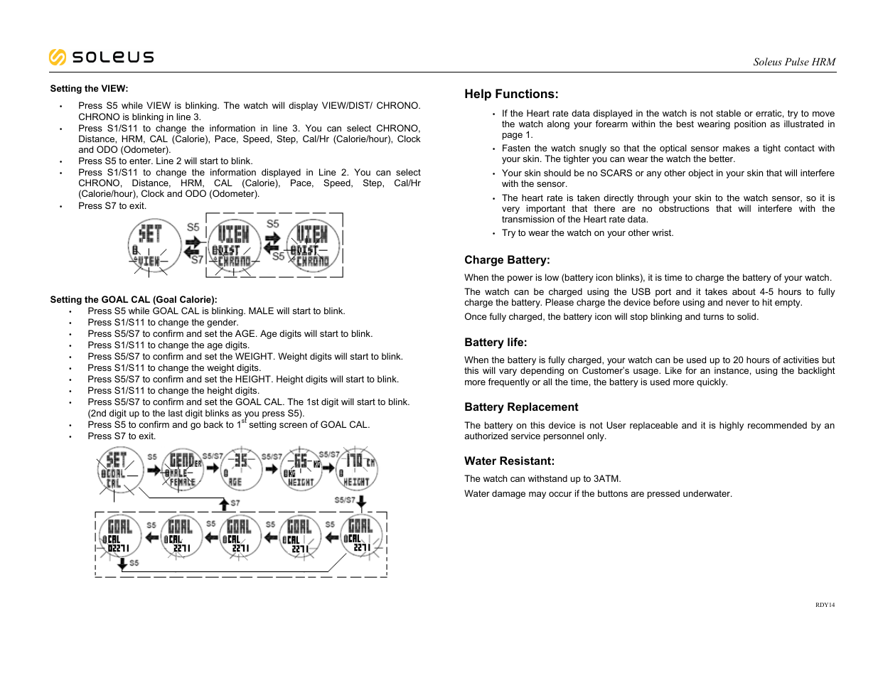Soleus Pulse HRM (SH006) - Manual User Manual | Page 11 / 11