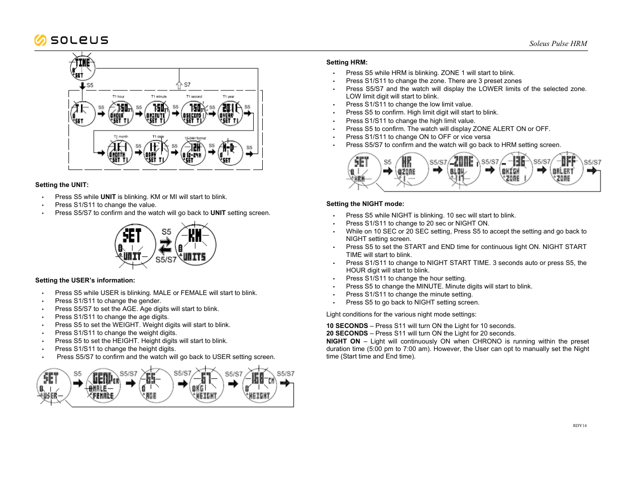 Soleus Pulse HRM (SH006) - Manual User Manual | Page 9 / 11