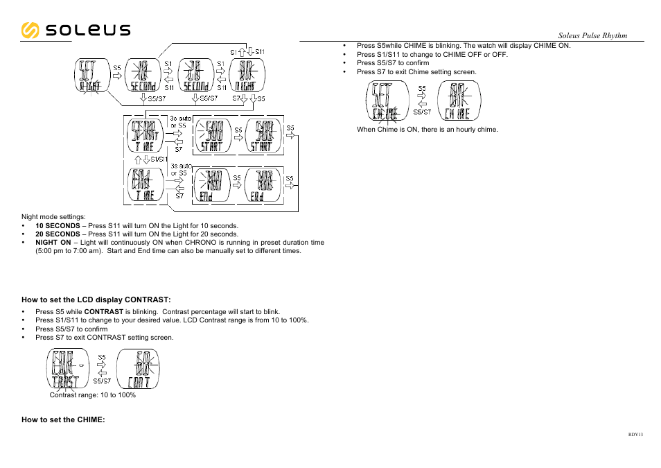 Soleus Pulse Rhythm HRM (SH010) - Manual User Manual | Page 8 / 10