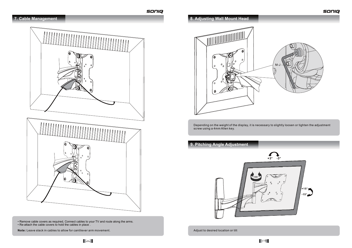 SONIQ AWM1701 User Manual | Page 6 / 6