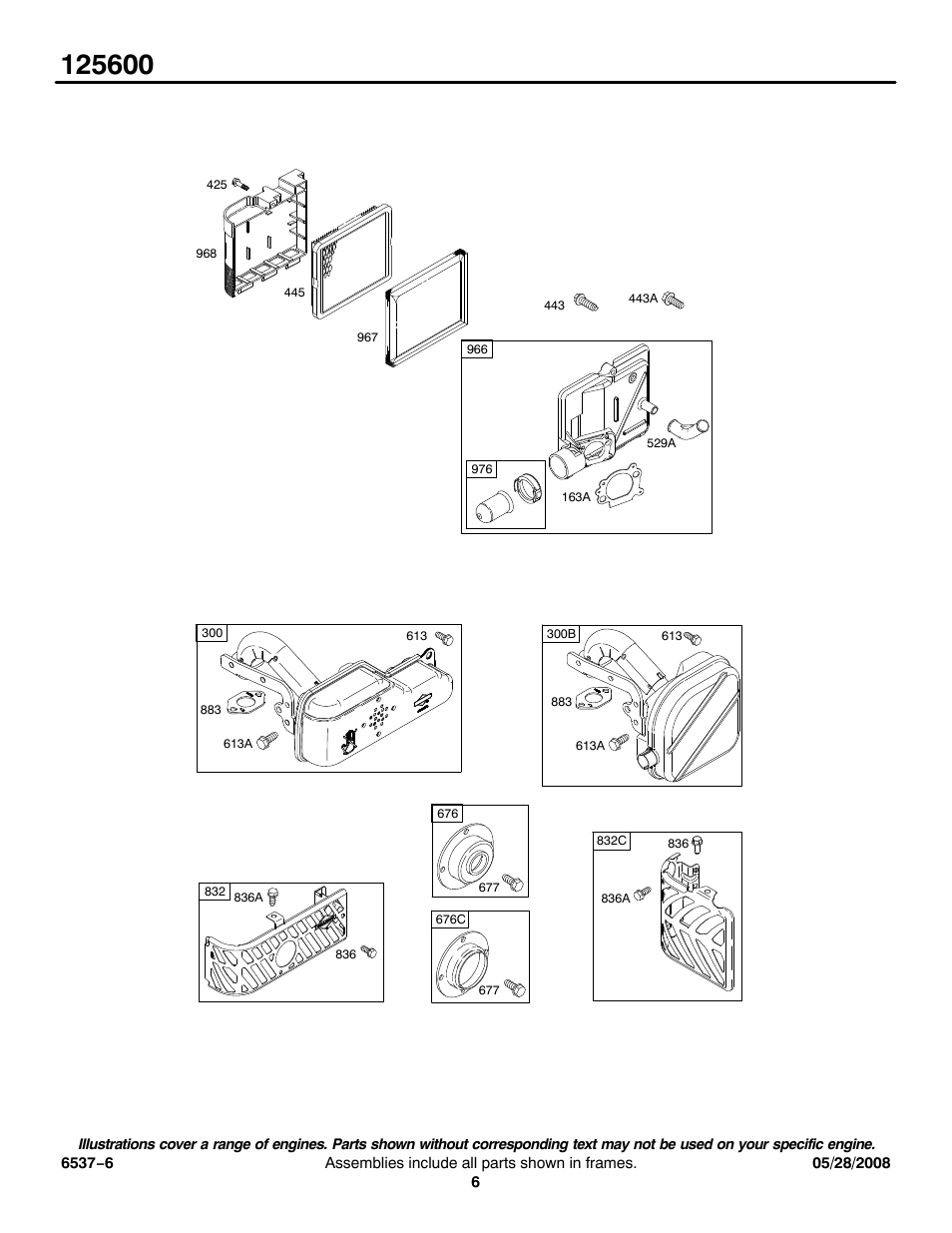 Briggs & Stratton 125600 User Manual | Page 6 / 13