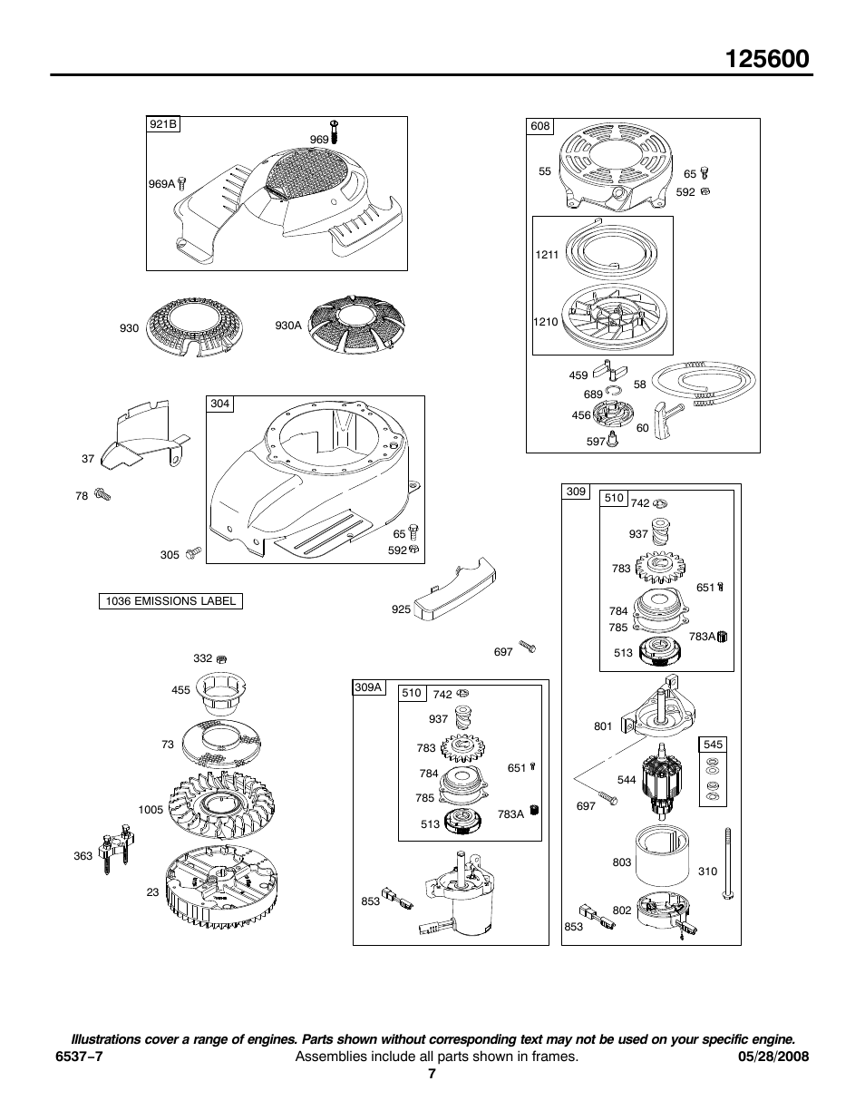Briggs & Stratton 125600 User Manual | Page 7 / 13