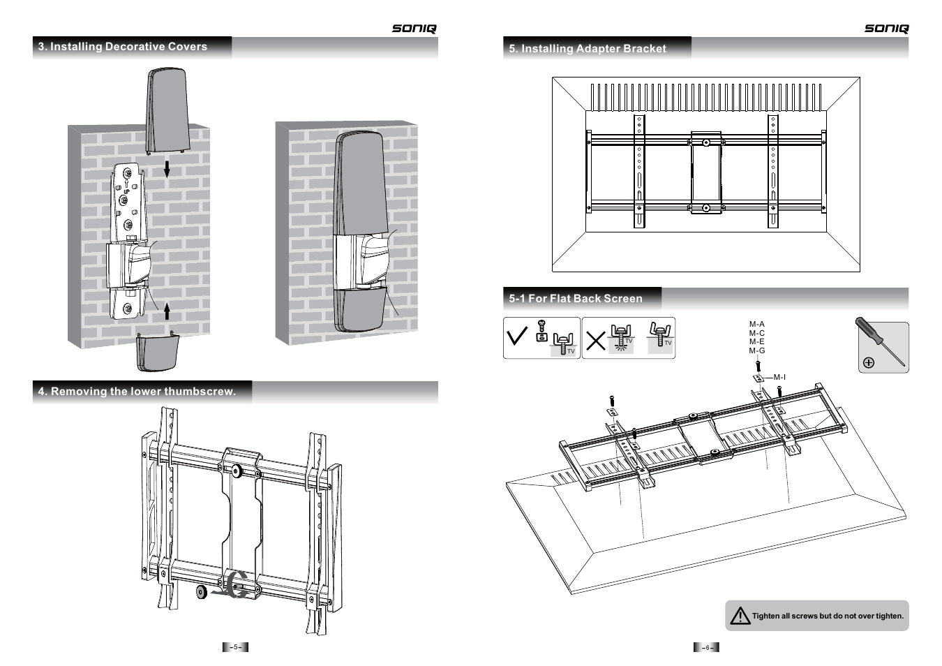 SONIQ AWM2301 User Manual | Page 4 / 6