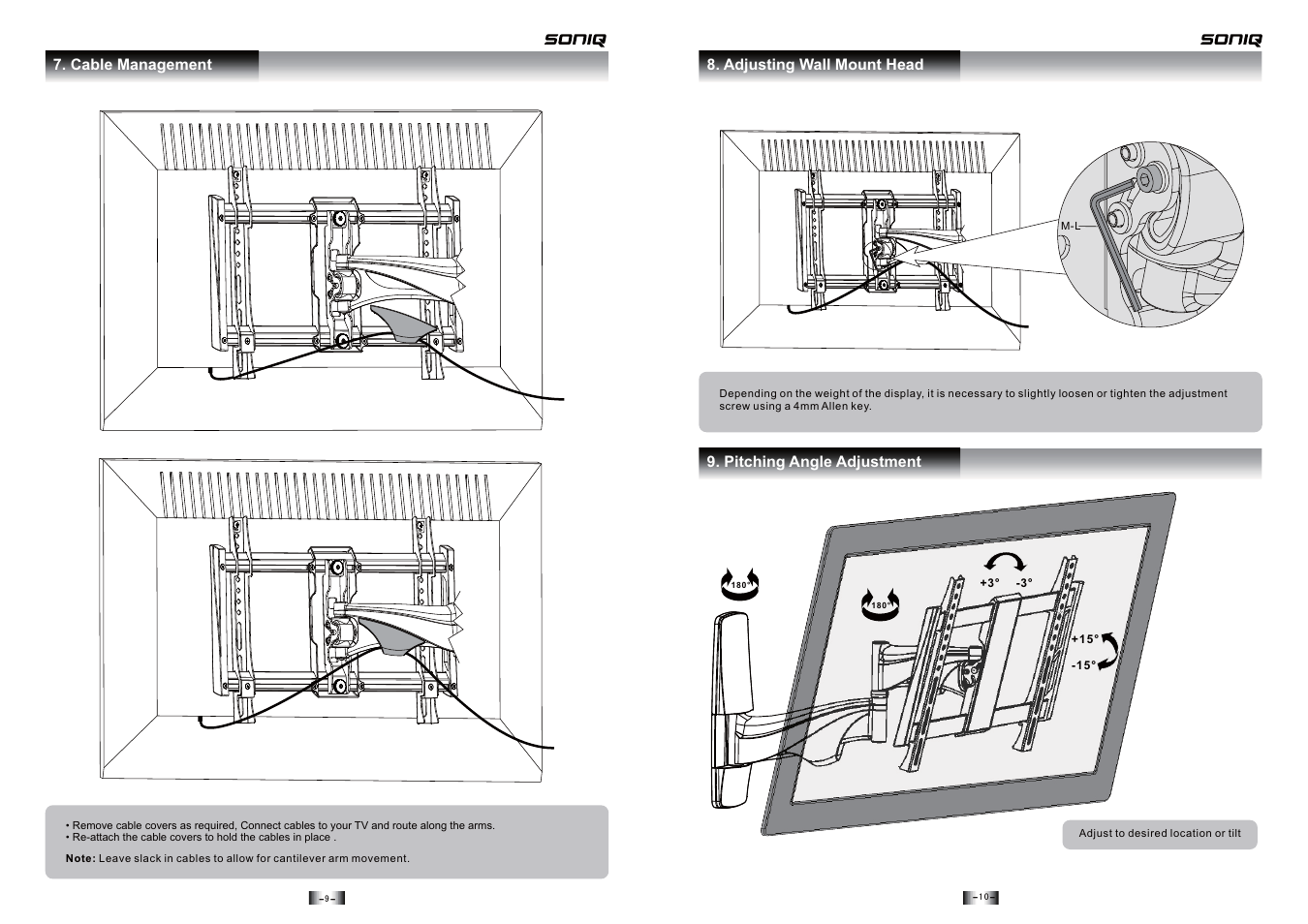 SONIQ AWM2301 User Manual | Page 6 / 6