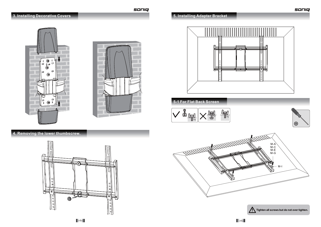 SONIQ AWM3201 User Manual | Page 4 / 6