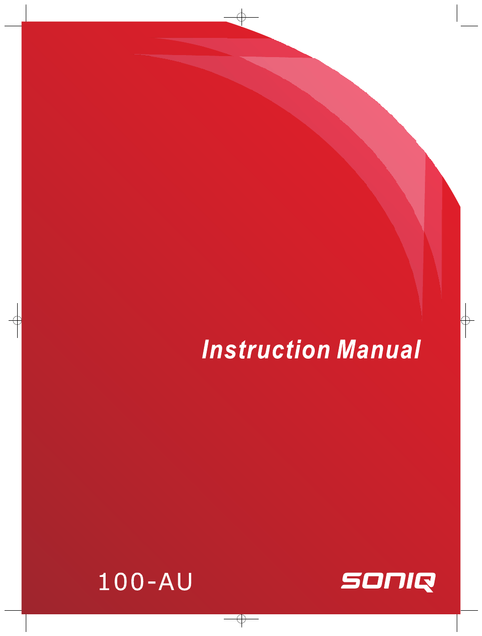 SONIQ B100 User Manual | 20 pages