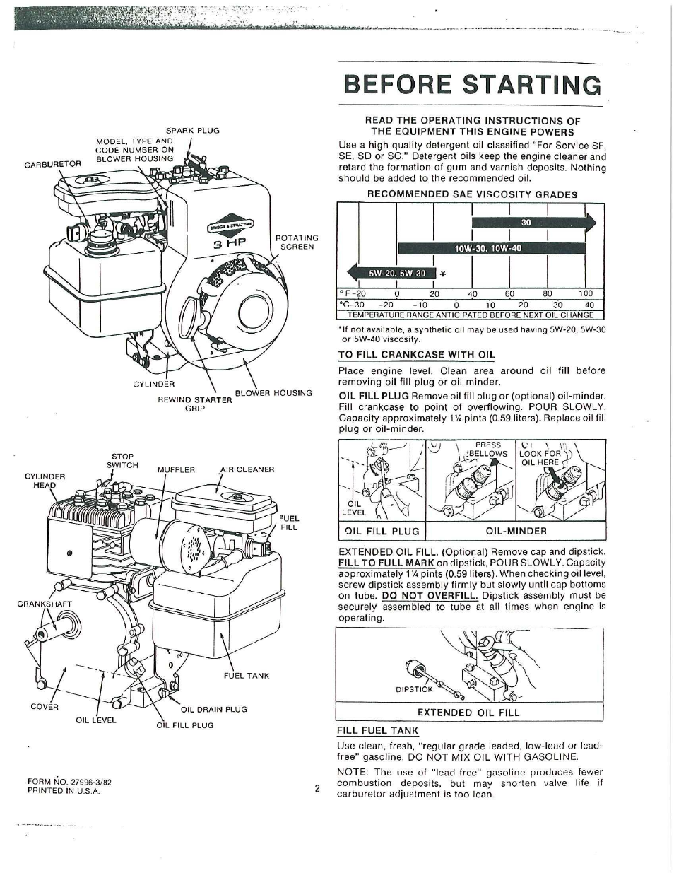 Briggs & Stratton 80200 Series User Manual | Page 4 / 8