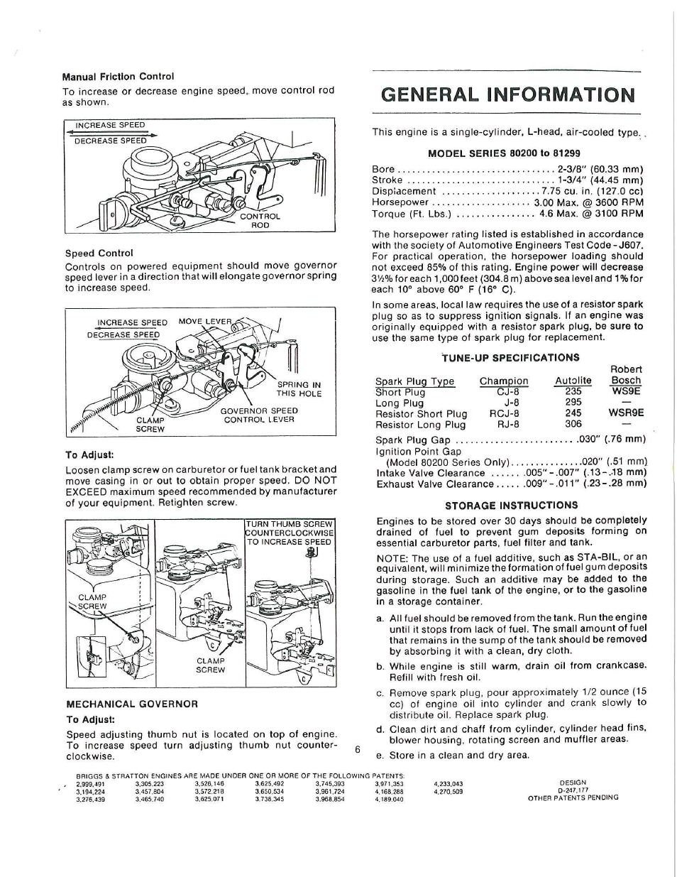 Briggs & Stratton 80200 Series User Manual | Page 8 / 8