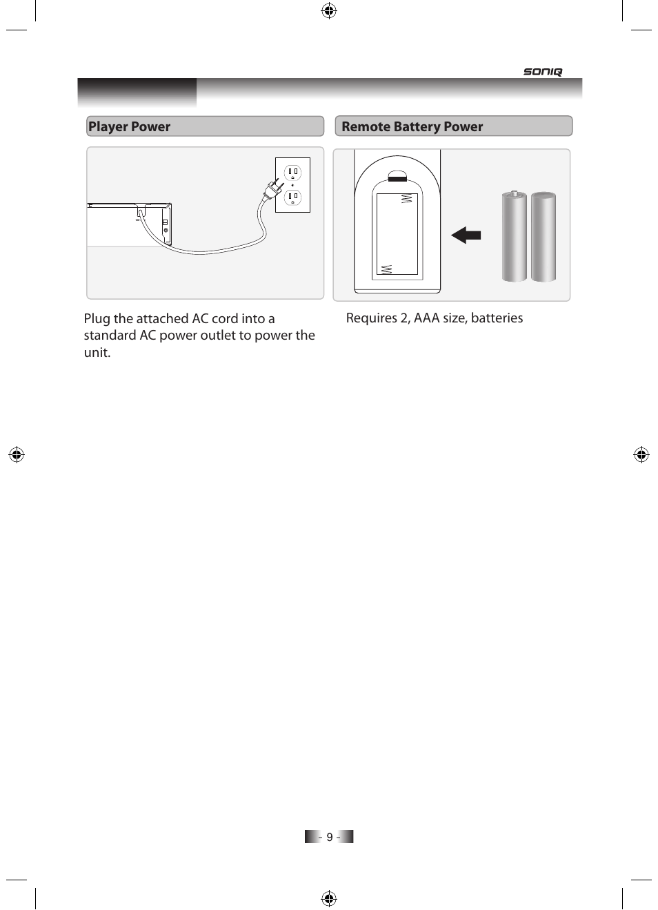 SONIQ B501 User Manual | Page 11 / 20