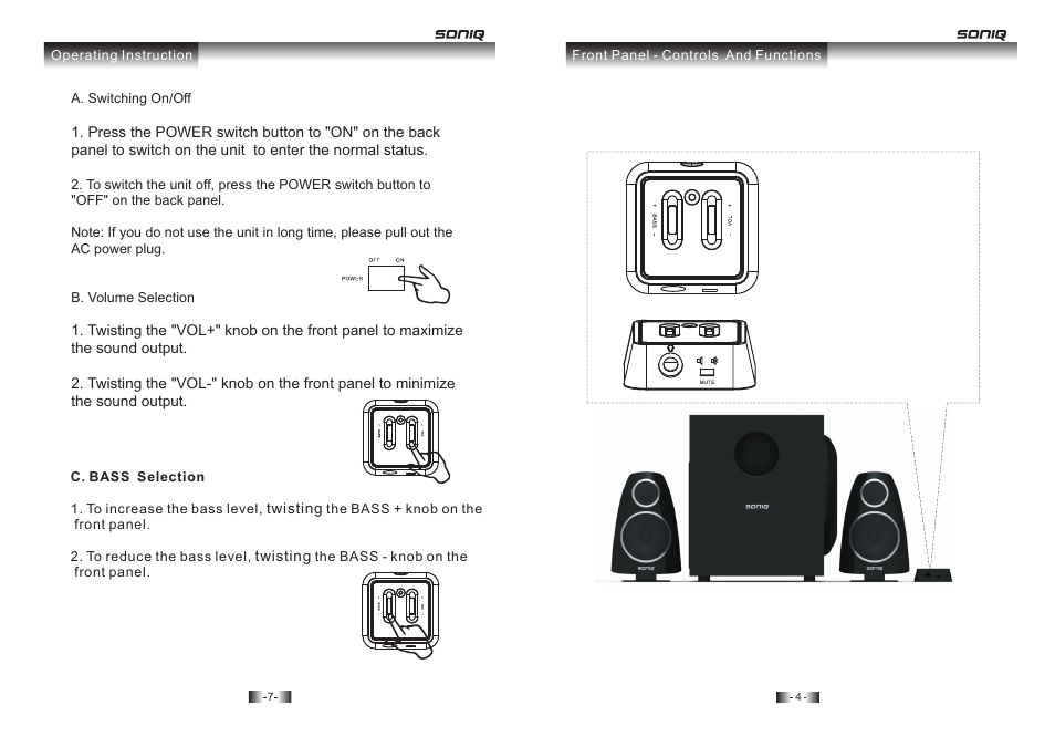 SONIQ CSA32 User Manual | Page 5 / 6