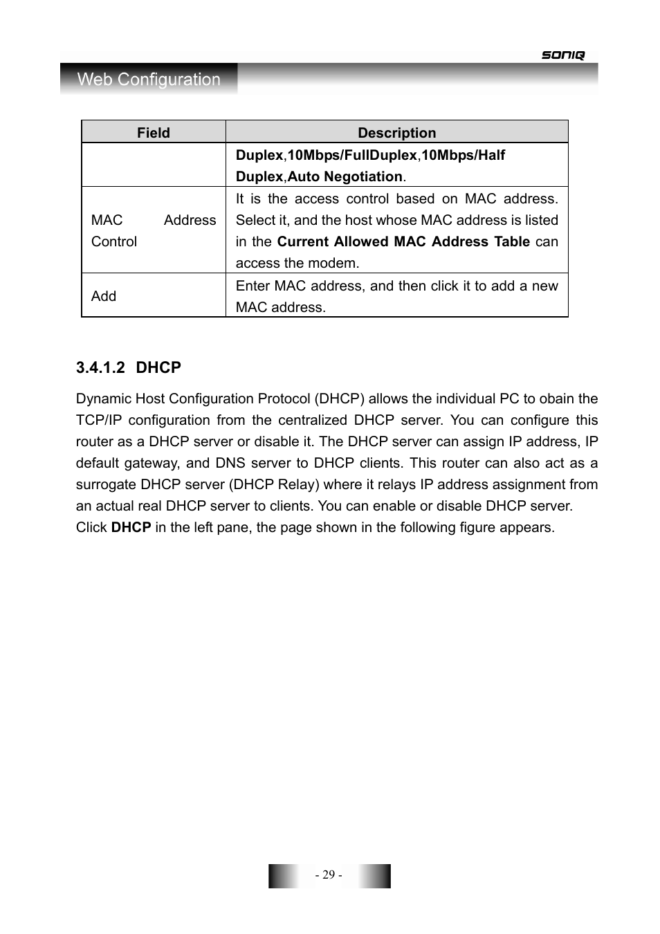 SONIQ CWR150NS User Manual | Page 30 / 90