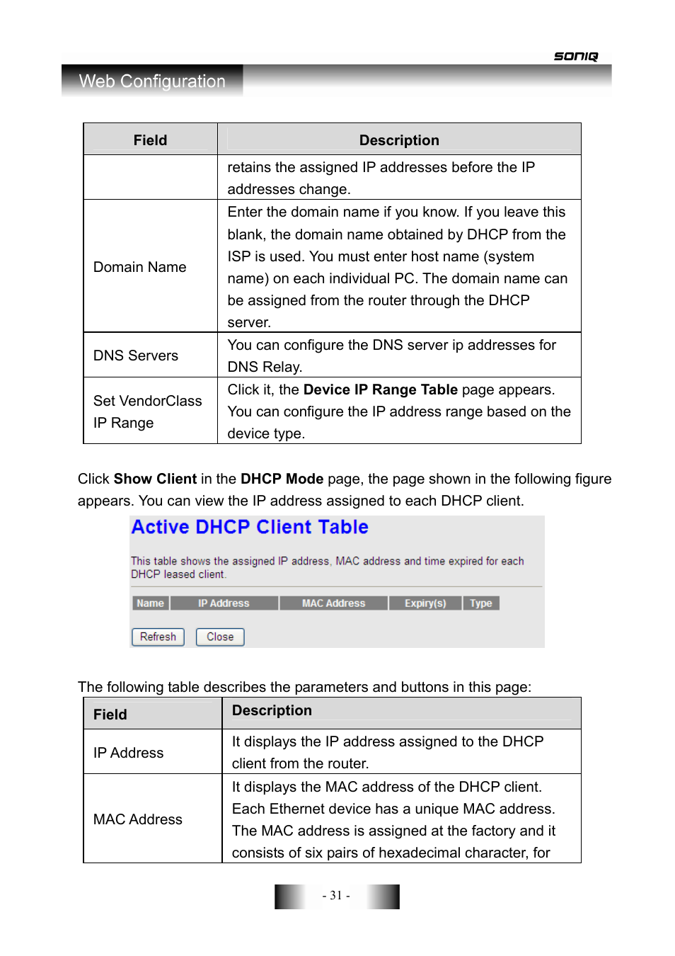 SONIQ CWR150NS User Manual | Page 32 / 90