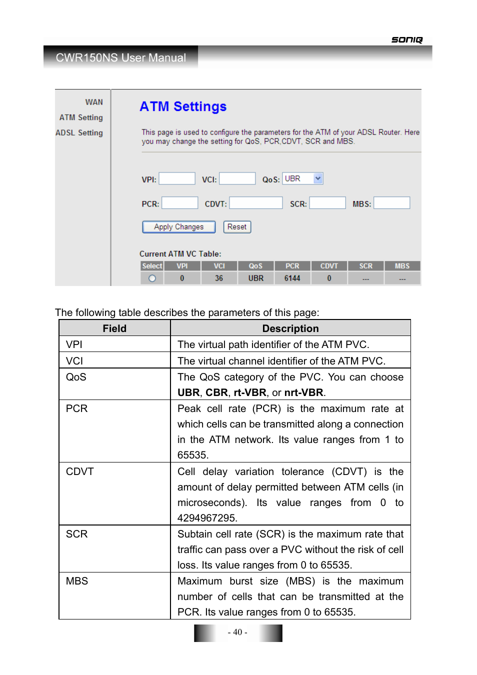 SONIQ CWR150NS User Manual | Page 41 / 90