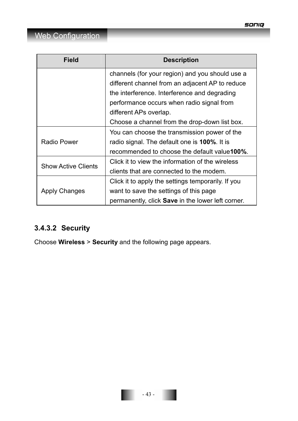 SONIQ CWR150NS User Manual | Page 44 / 90