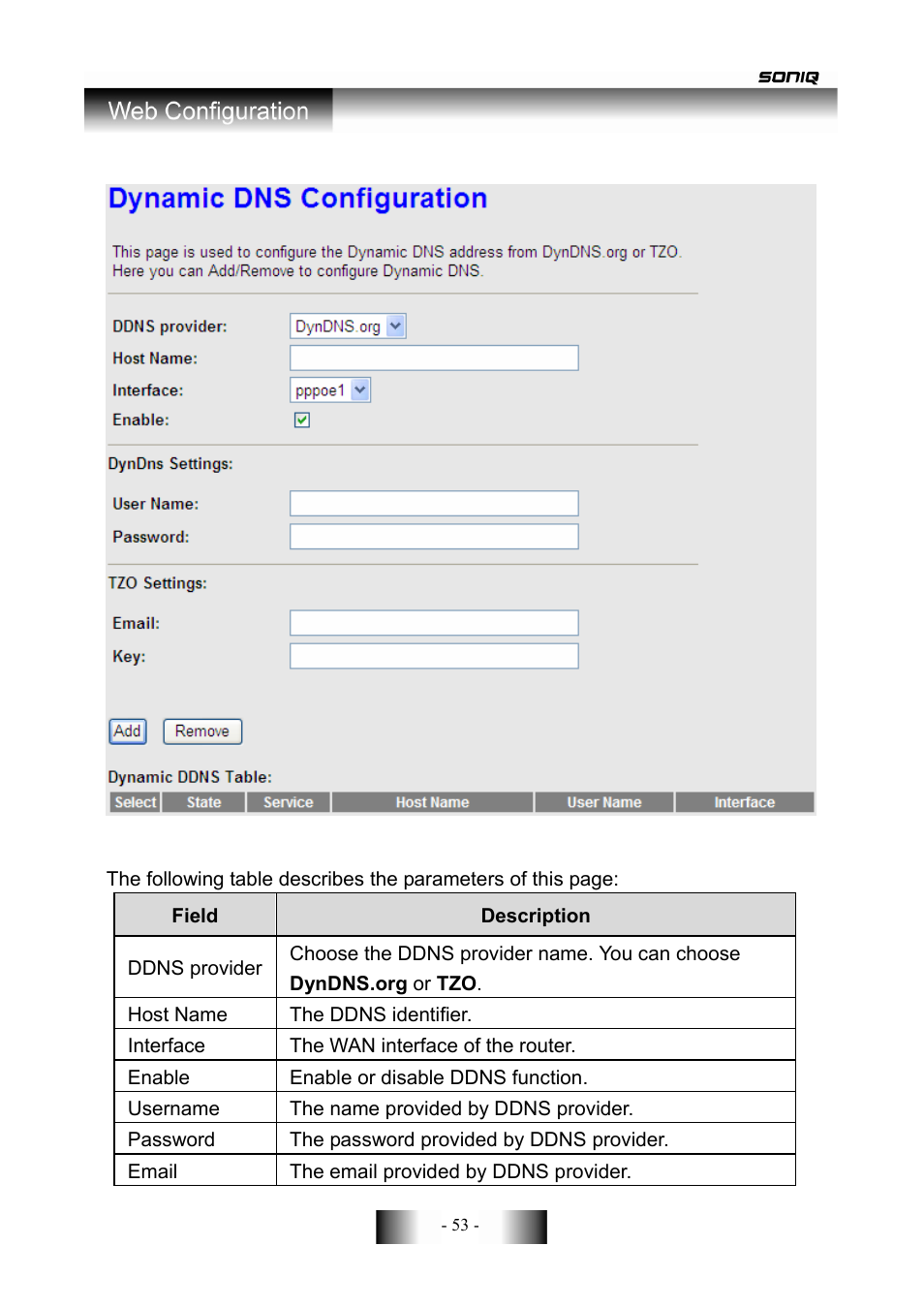 SONIQ CWR150NS User Manual | Page 54 / 90