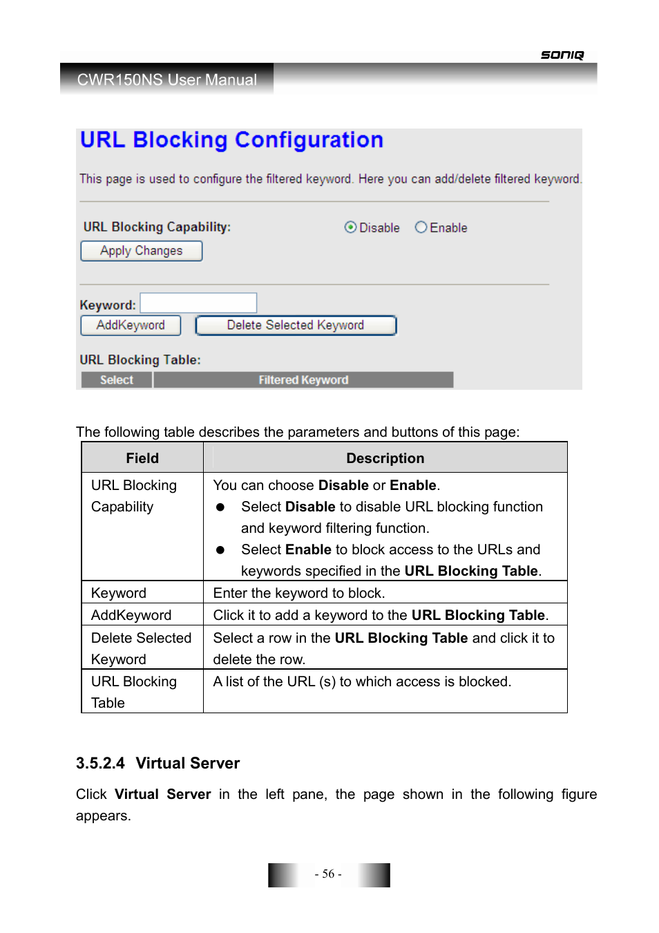 SONIQ CWR150NS User Manual | Page 57 / 90