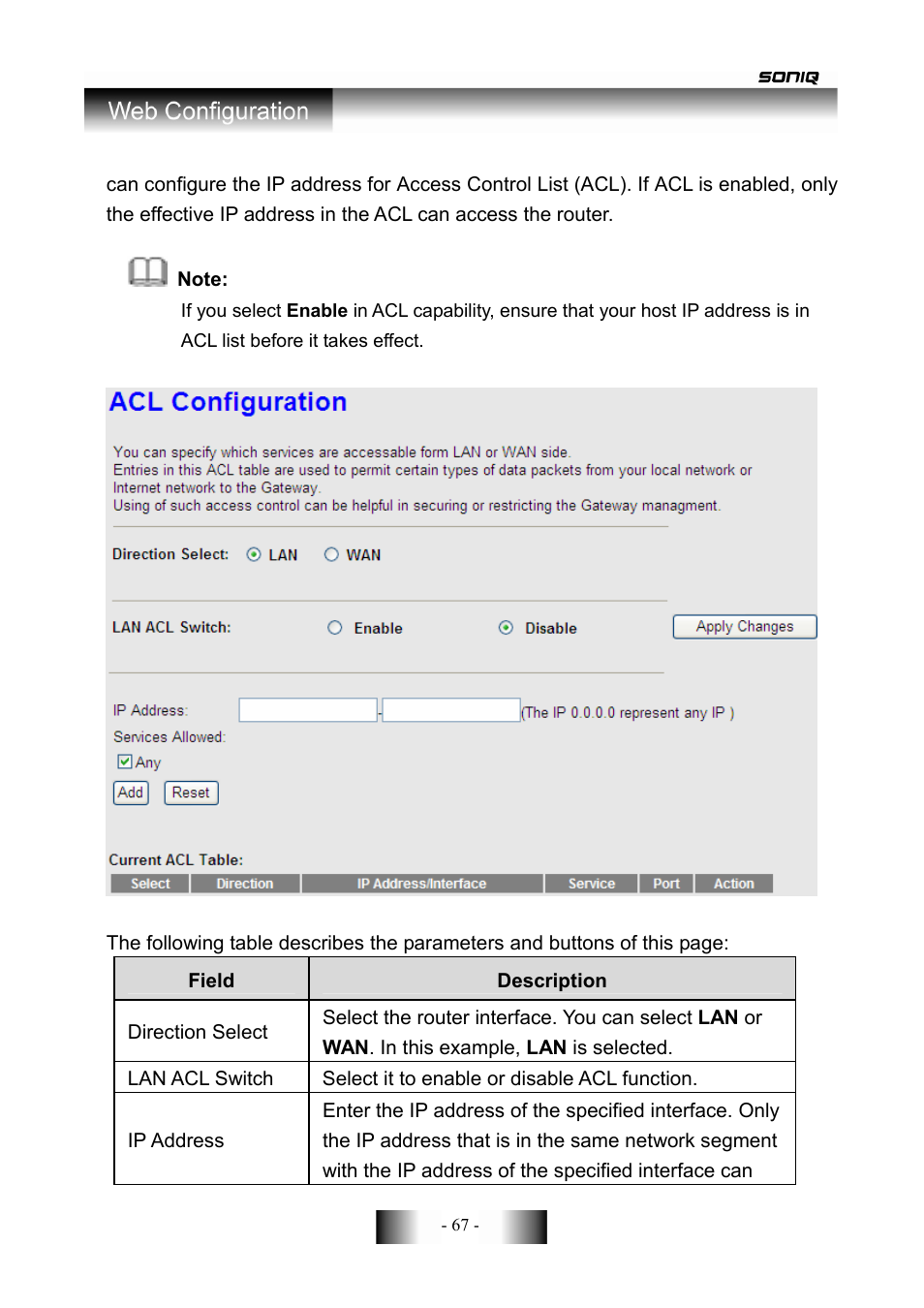 SONIQ CWR150NS User Manual | Page 68 / 90