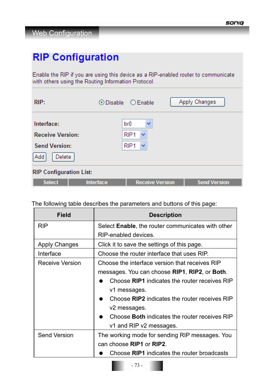 SONIQ CWR150NS User Manual | Page 74 / 90