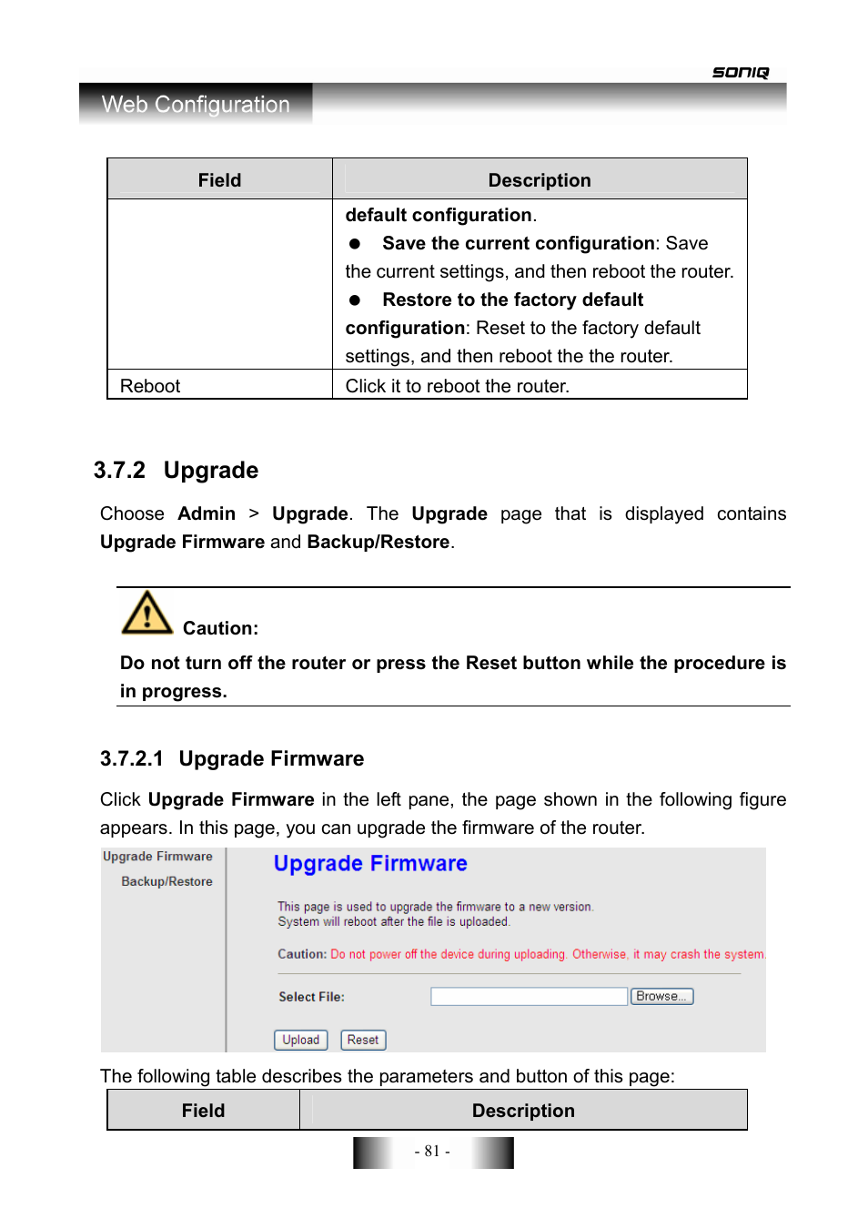 2 upgrade | SONIQ CWR150NS User Manual | Page 82 / 90