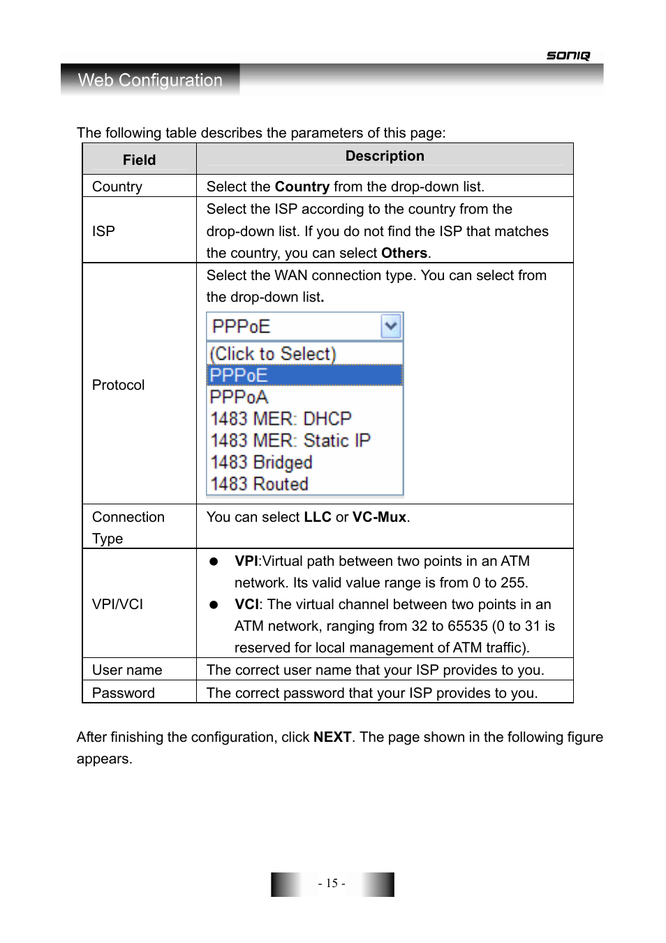 SONIQ CWR300ND User Manual | Page 17 / 101