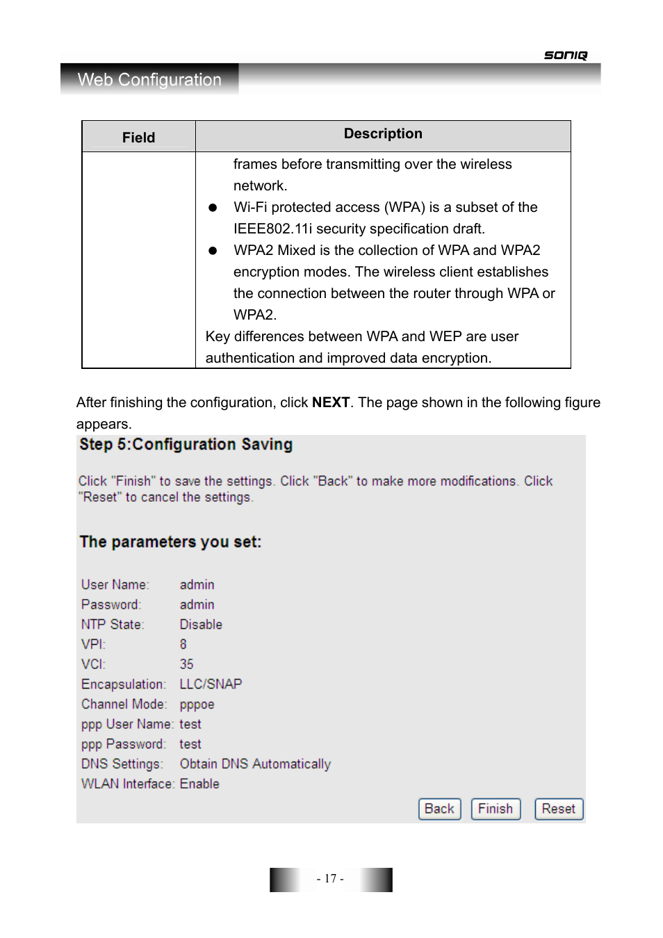 SONIQ CWR300ND User Manual | Page 19 / 101