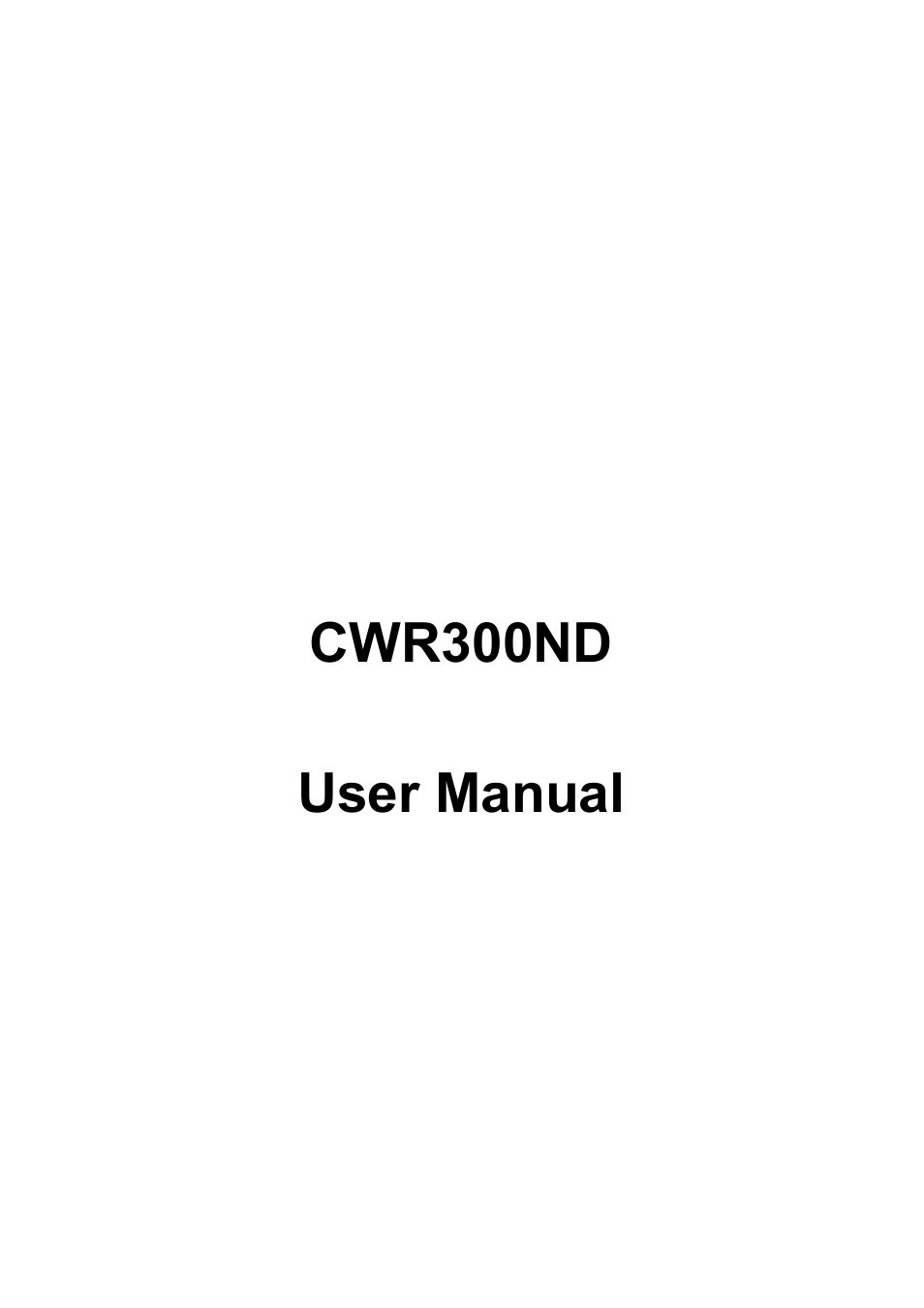 Cwr300nd user manual | SONIQ CWR300ND User Manual | Page 2 / 101