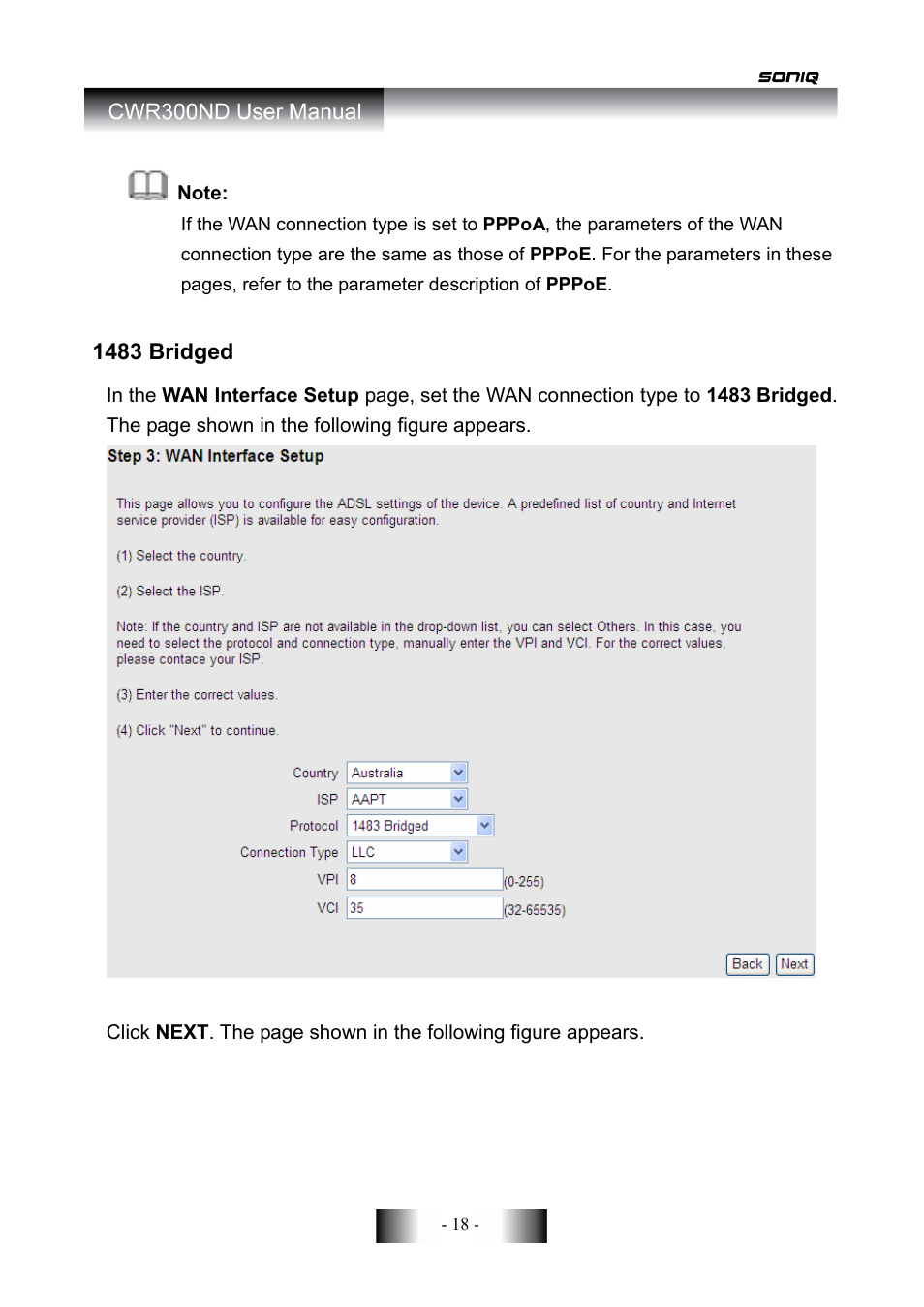 SONIQ CWR300ND User Manual | Page 20 / 101