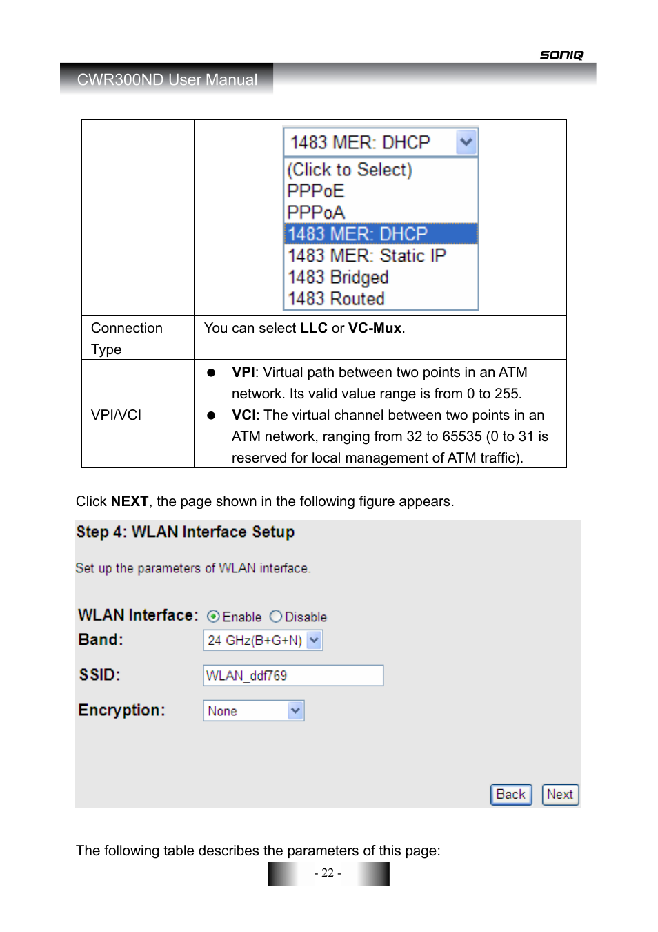 SONIQ CWR300ND User Manual | Page 24 / 101